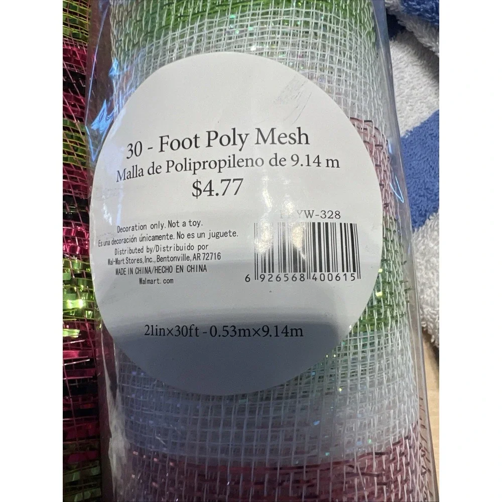 Deco‎ Mesh Wreath Materials Bulk